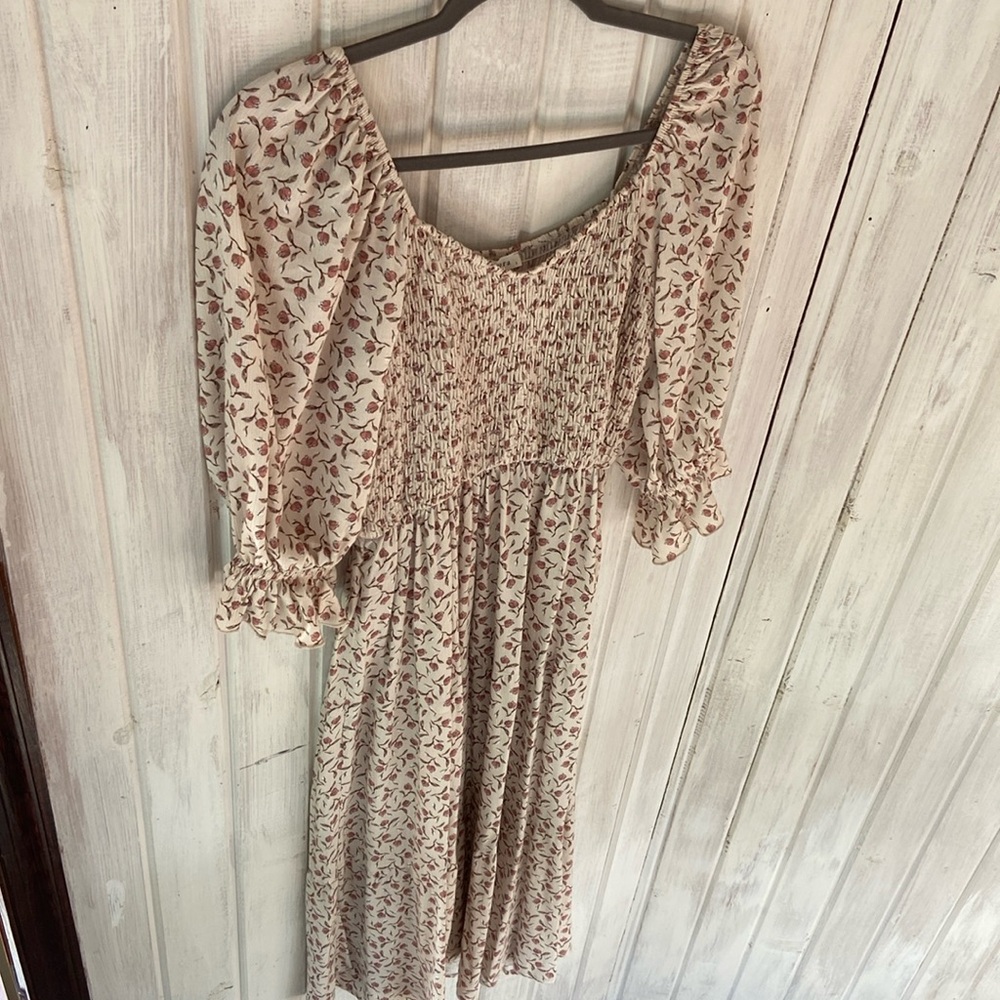 Neuflora Everett Smocked MIDI Dress